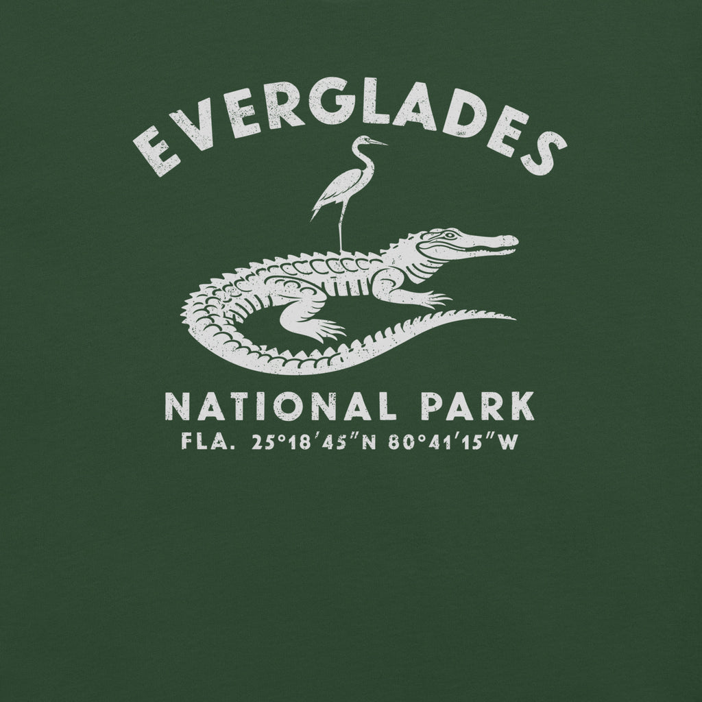 Everglades National Park Florida vintage graphic, printed on a SodaPop Cool t-shirt.
