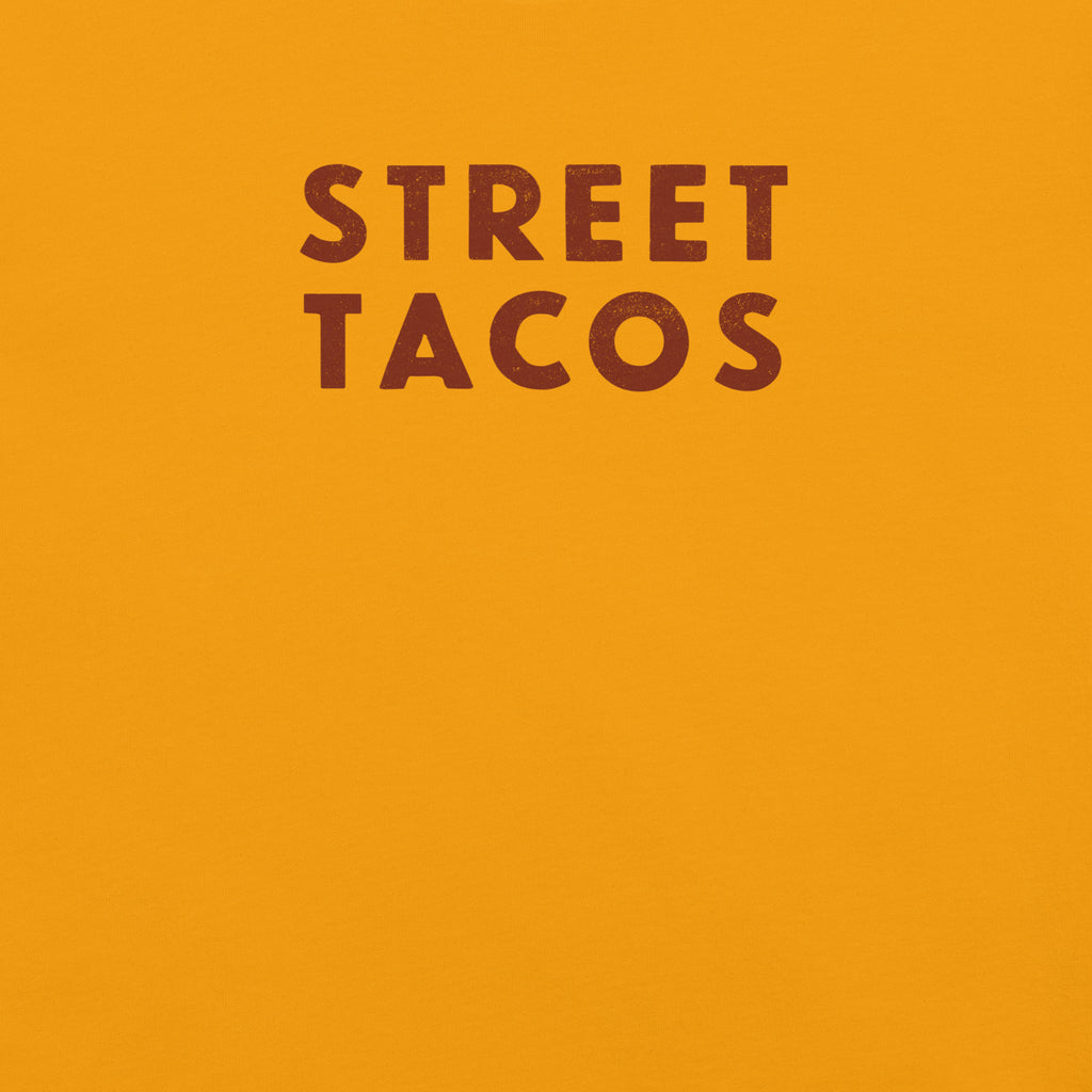 Street Tacos vintage graphic, printed on a SodaPop Cool t-shirt.
