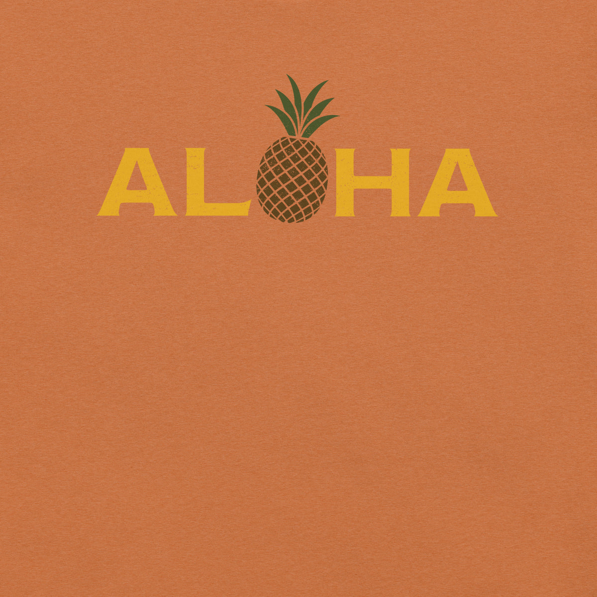 Aloha Hawaii Pineapple vintage graphic, printed on a SodaPop Cool t-shirt.