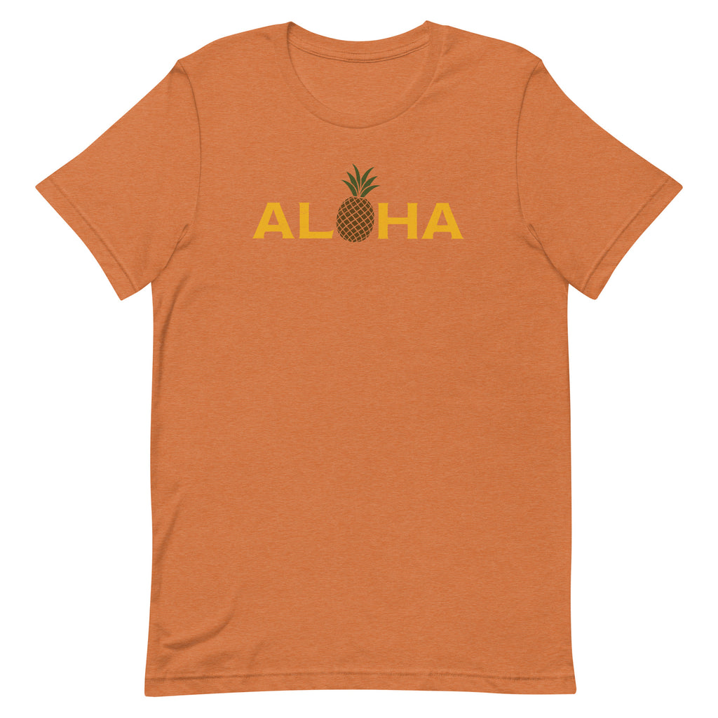 Aloha Hawaii Pineapple vintage graphic, printed on a SodaPop Cool t-shirt.