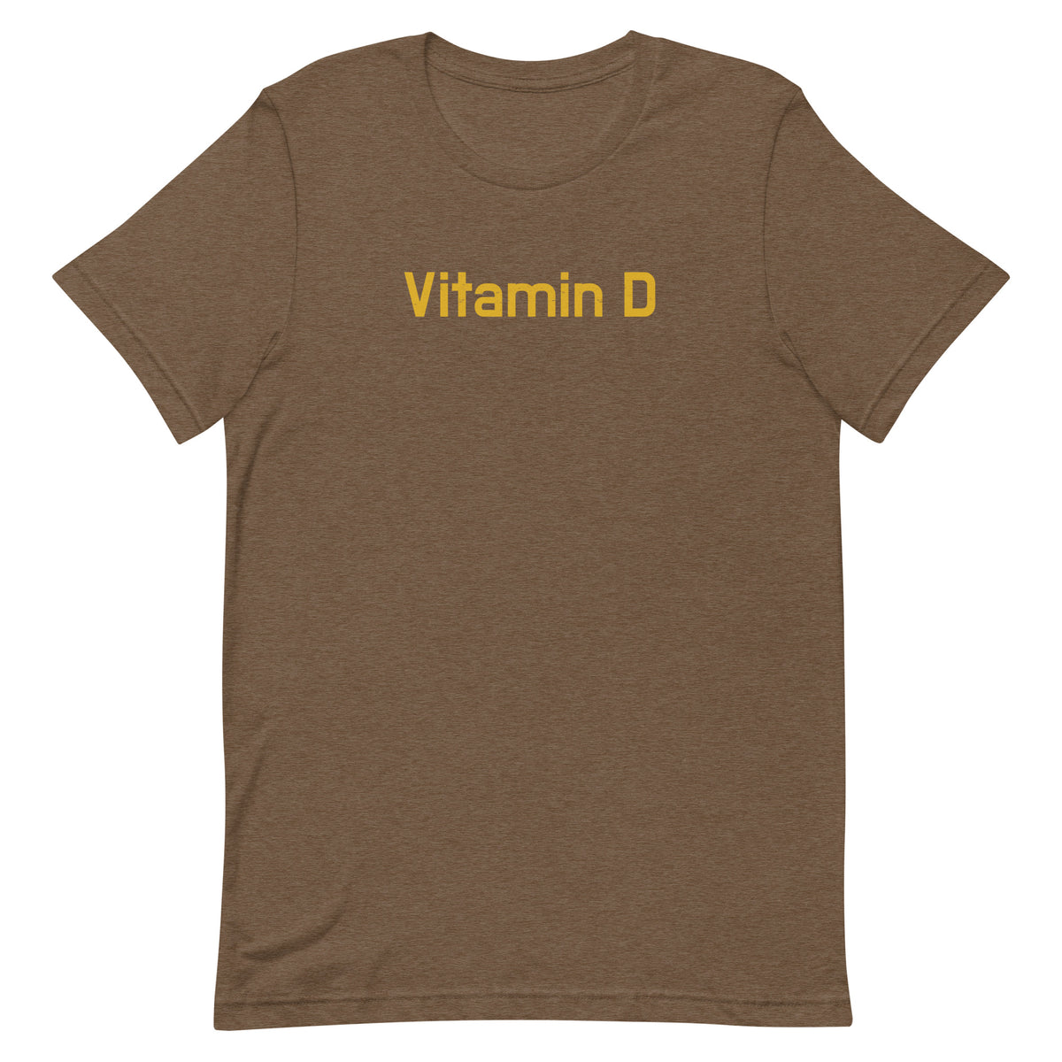 Vitamin D vintage graphic, printed on a SodaPop Cool t-shirt.