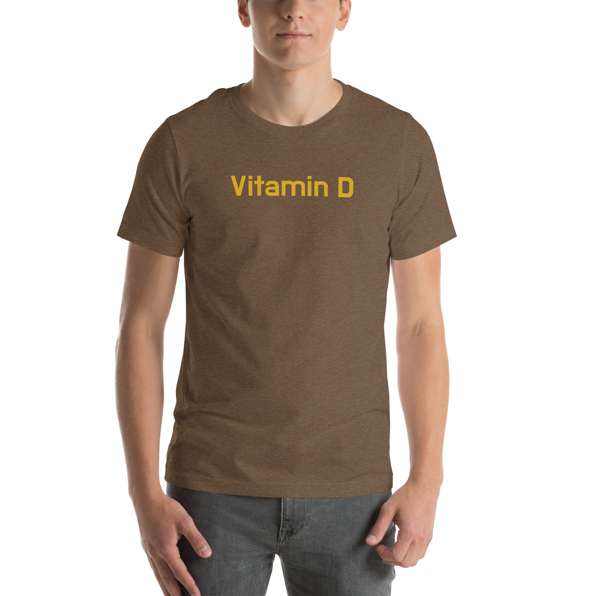 Vitamin D vintage graphic, printed on a SodaPop Cool t-shirt.