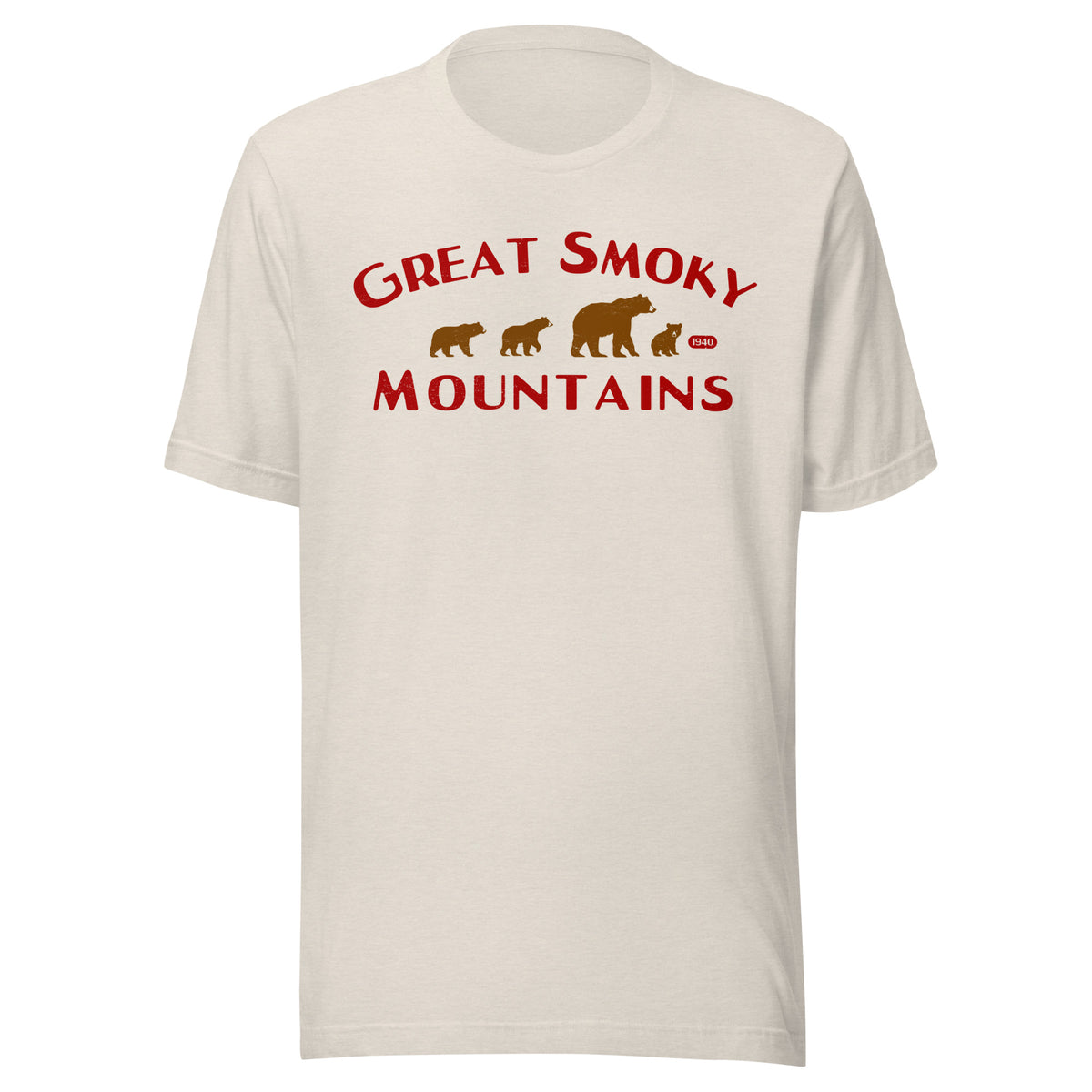 Great Smoky Mountains Park Bears vintage graphic, printed on a SodaPop Cool t-shirt.