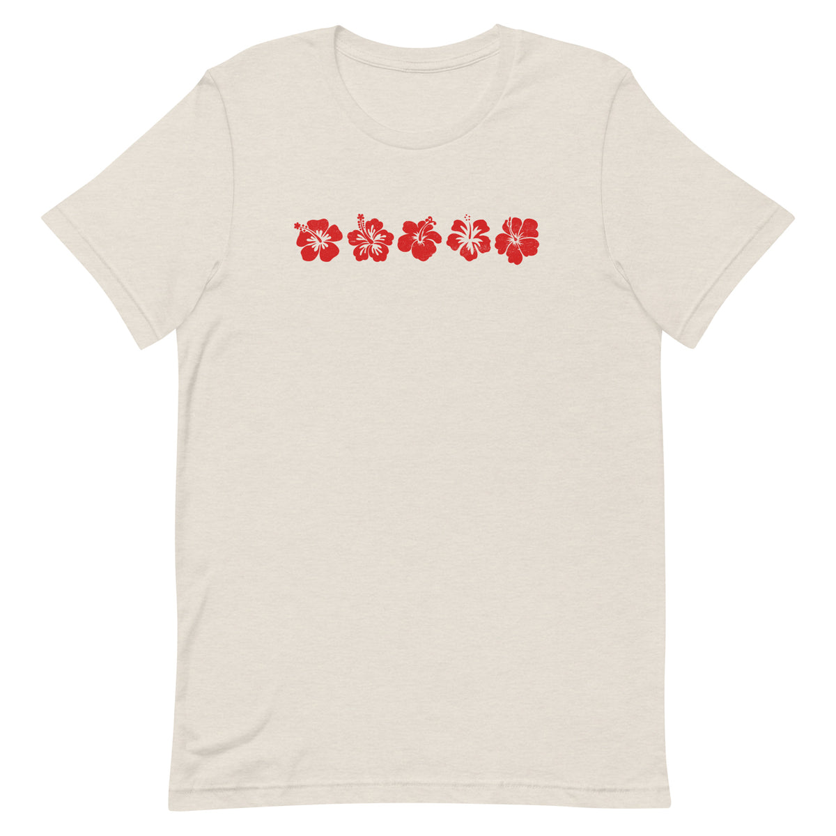 Aloha Hawaii Flowers vintage graphic, printed on a SodaPop Cool t-shirt.