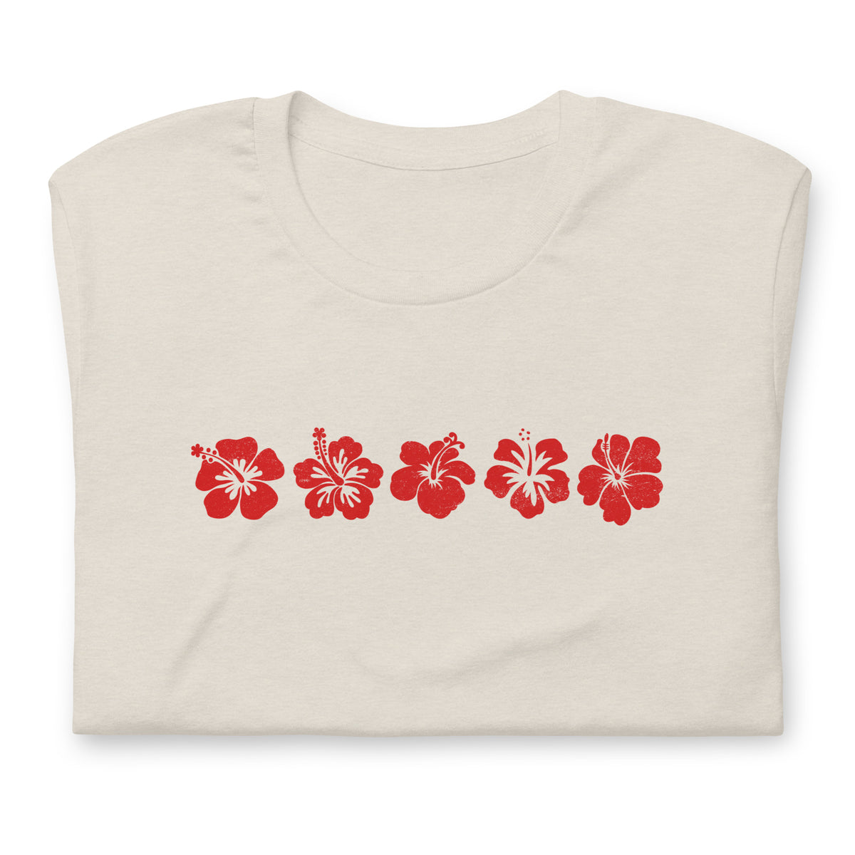 Aloha Hawaii Flowers vintage graphic, printed on a SodaPop Cool t-shirt.