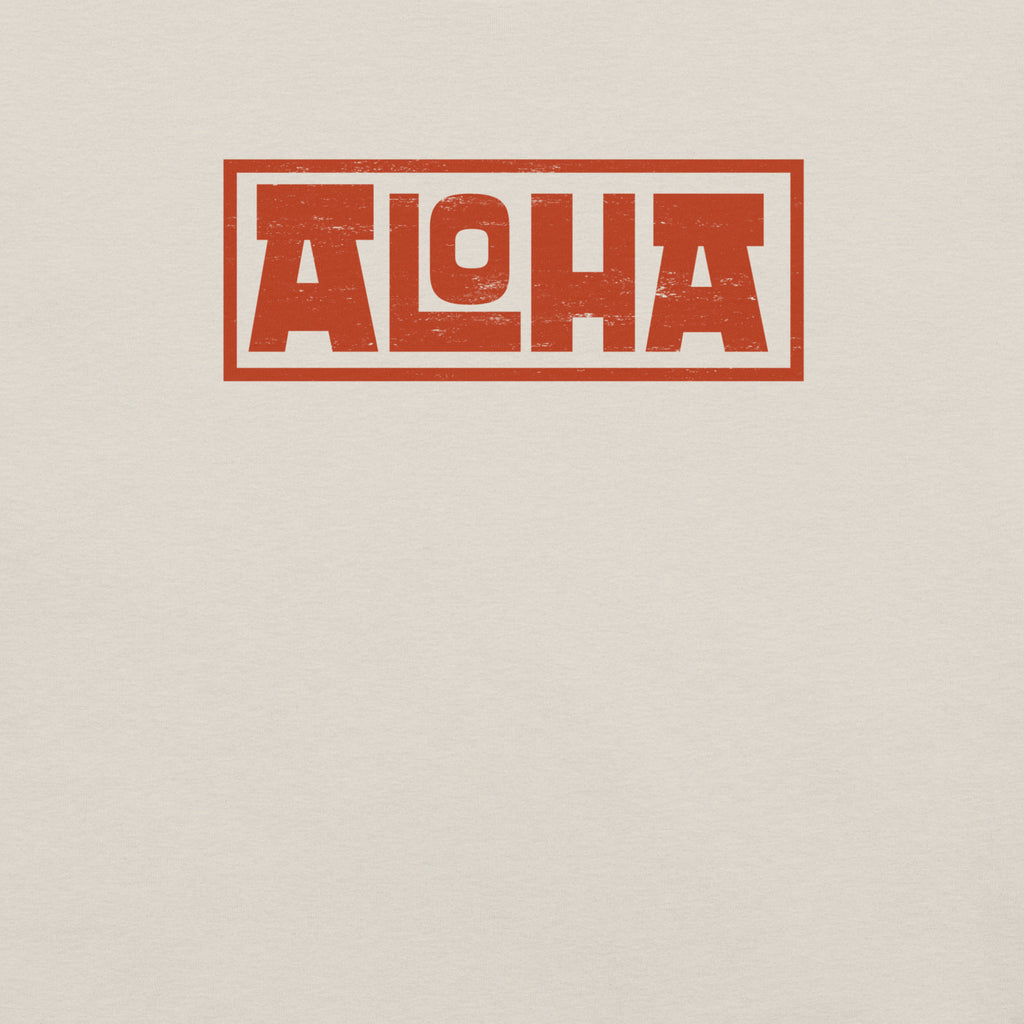 Aloha Hawaii Billboard vintage graphic, printed on a SodaPop Cool t-shirt.