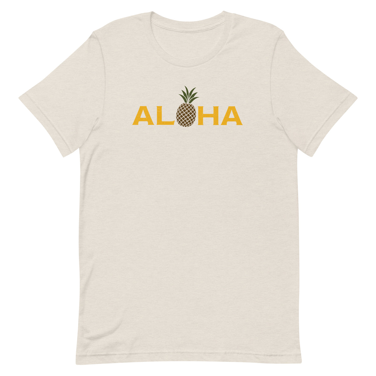 Aloha Hawaii Pineapple vintage graphic, printed on a SodaPop Cool t-shirt.
