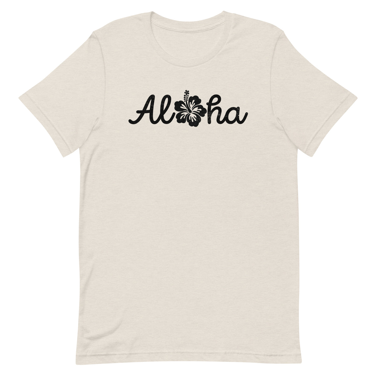 Aloha Hawaii Hibiscus Flower vintage graphic, printed on a SodaPop Cool t-shirt.