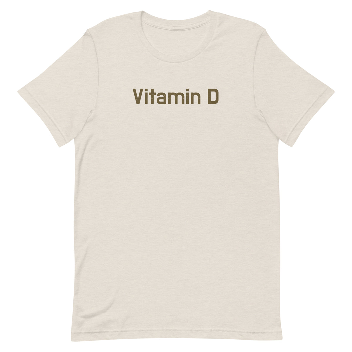 Vitamin D vintage graphic, printed on a SodaPop Cool t-shirt.