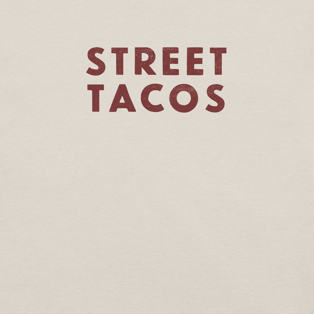 Street Tacos vintage graphic, printed on a SodaPop Cool t-shirt.