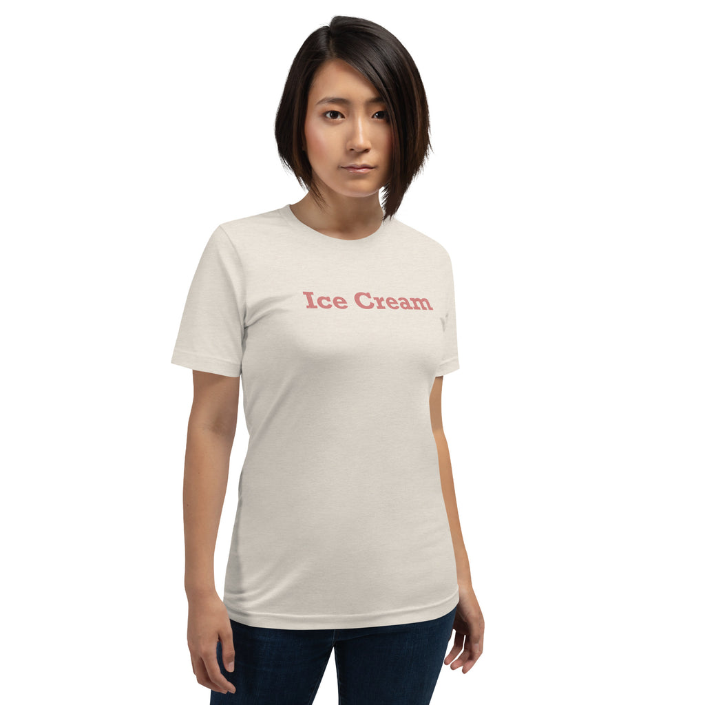 Ice Cream vintage graphic, printed on a SodaPop Cool t-shirt.