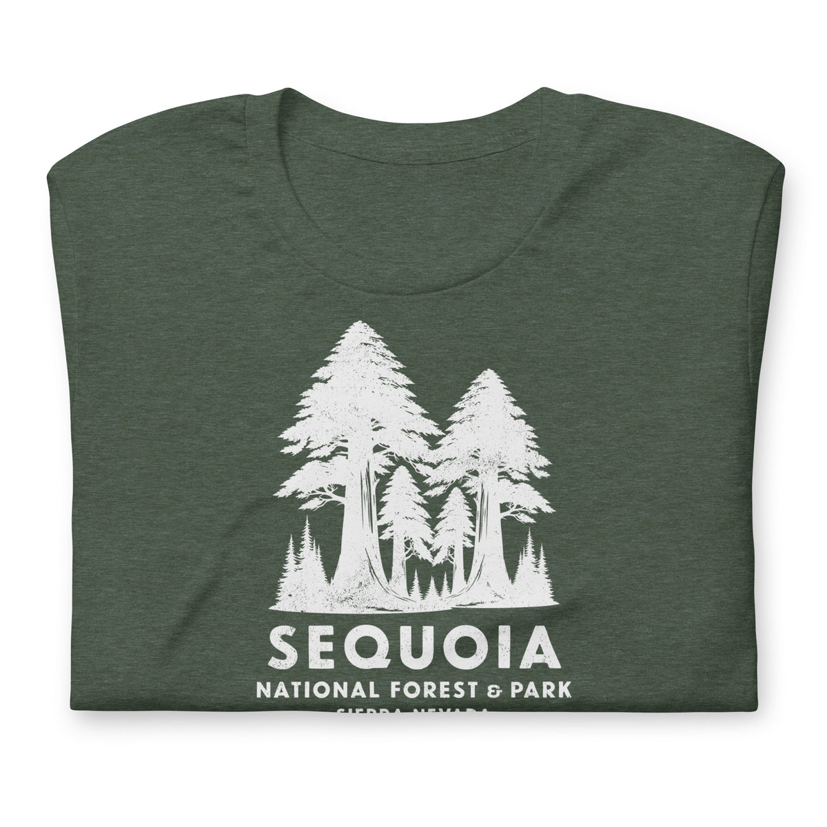 Sequoia Forest & Park California vintage graphic, printed on a SodaPop Cool t-shirt.