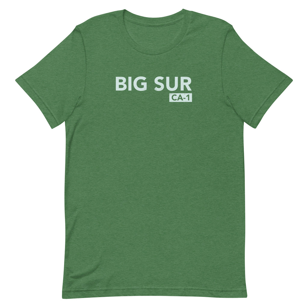 Big Sur CA-1 California vintage graphic, printed on a SodaPop Cool t-shirt.