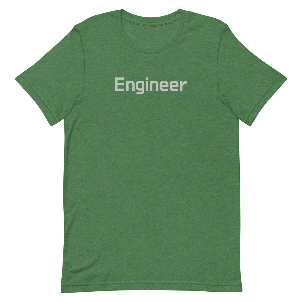 Engineer vintage graphic, printed on a SodaPop Cool t-shirt.