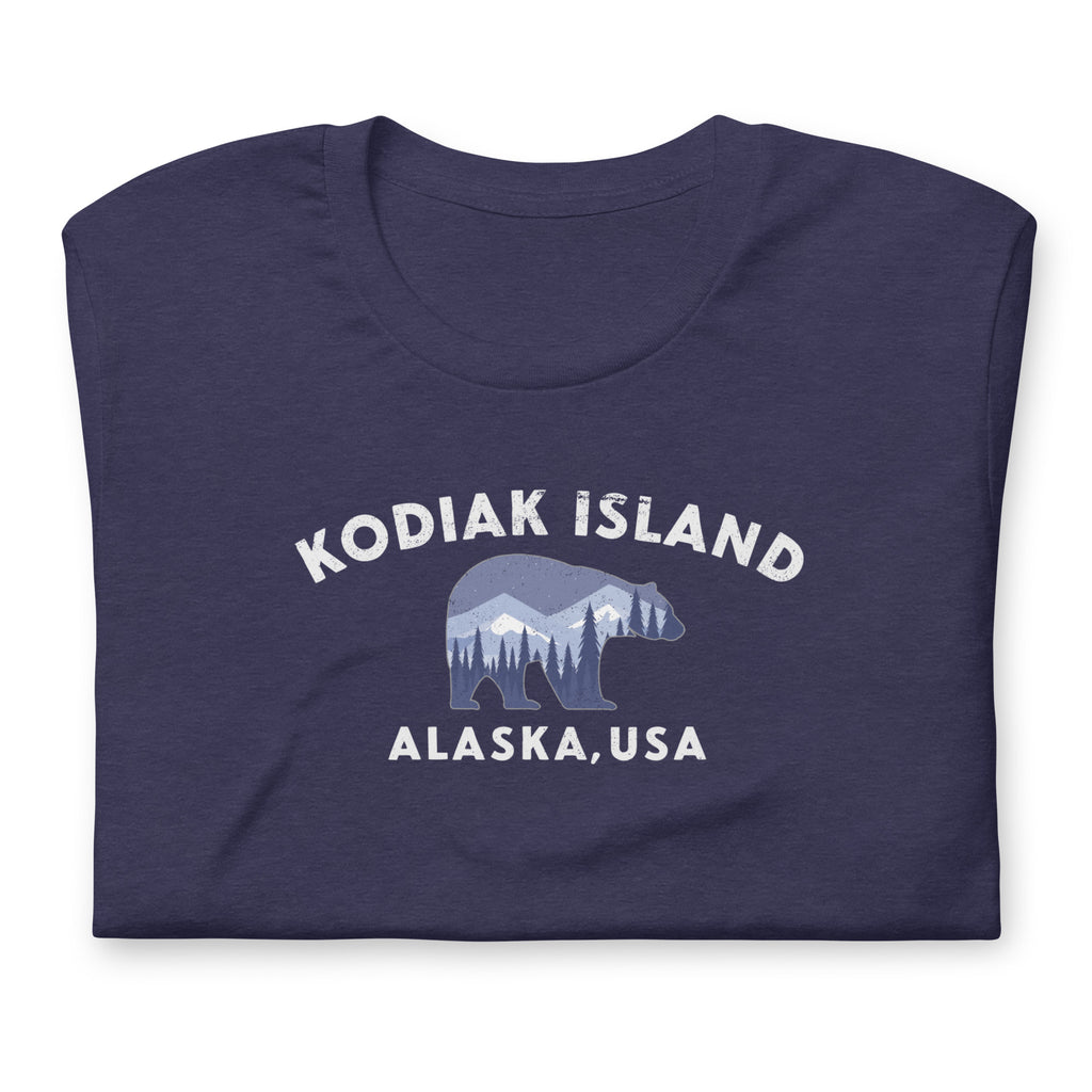 Kodiak Island Alaska Park Bear vintage graphic, printed on a SodaPop Cool t-shirt.