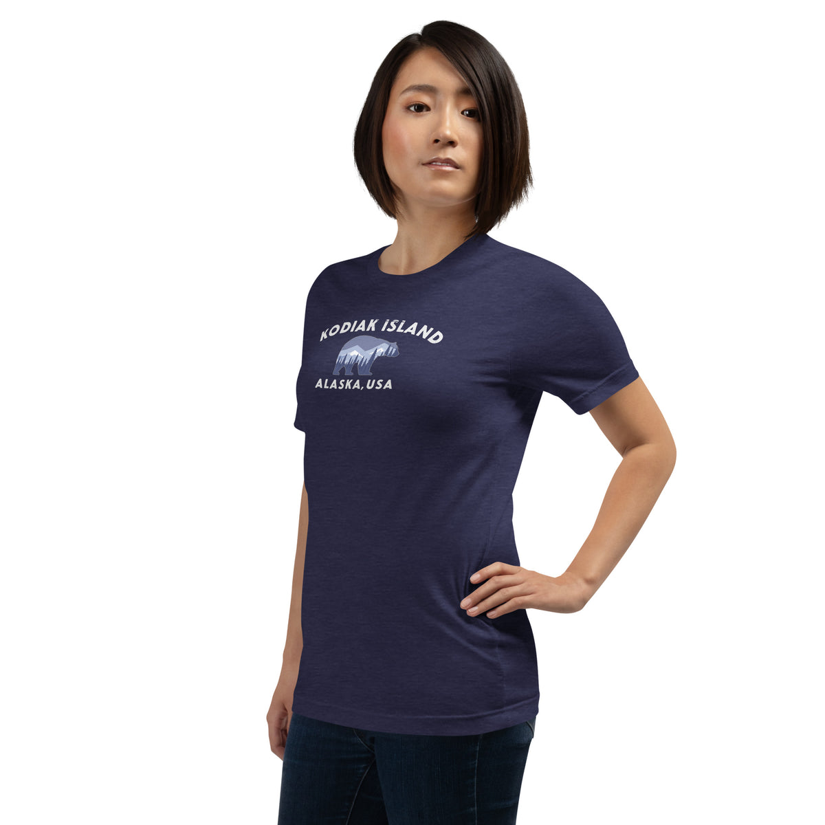 Kodiak Island Alaska Park Bear vintage graphic, printed on a SodaPop Cool t-shirt.