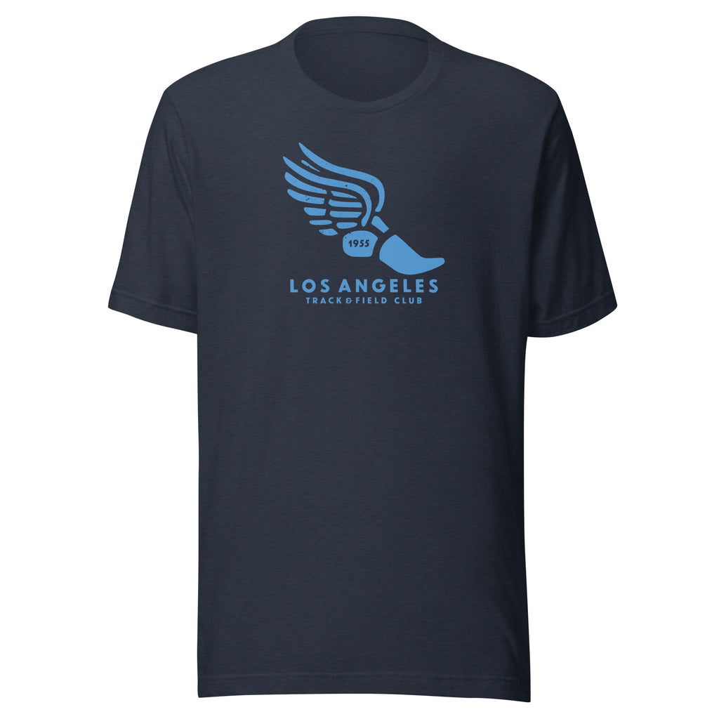 Los Angeles Track & Field 1955 California vintage graphic, printed on a SodaPop Cool t-shirt.