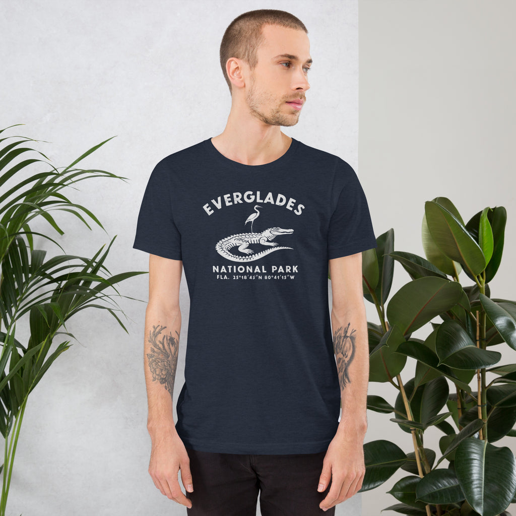 Everglades National Park Florida vintage graphic, printed on a SodaPop Cool t-shirt.