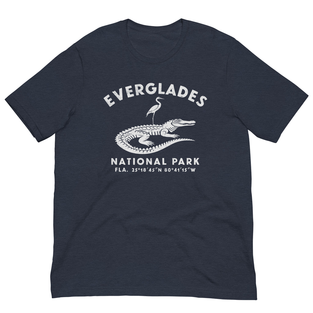 Everglades National Park Florida vintage graphic, printed on a SodaPop Cool t-shirt.