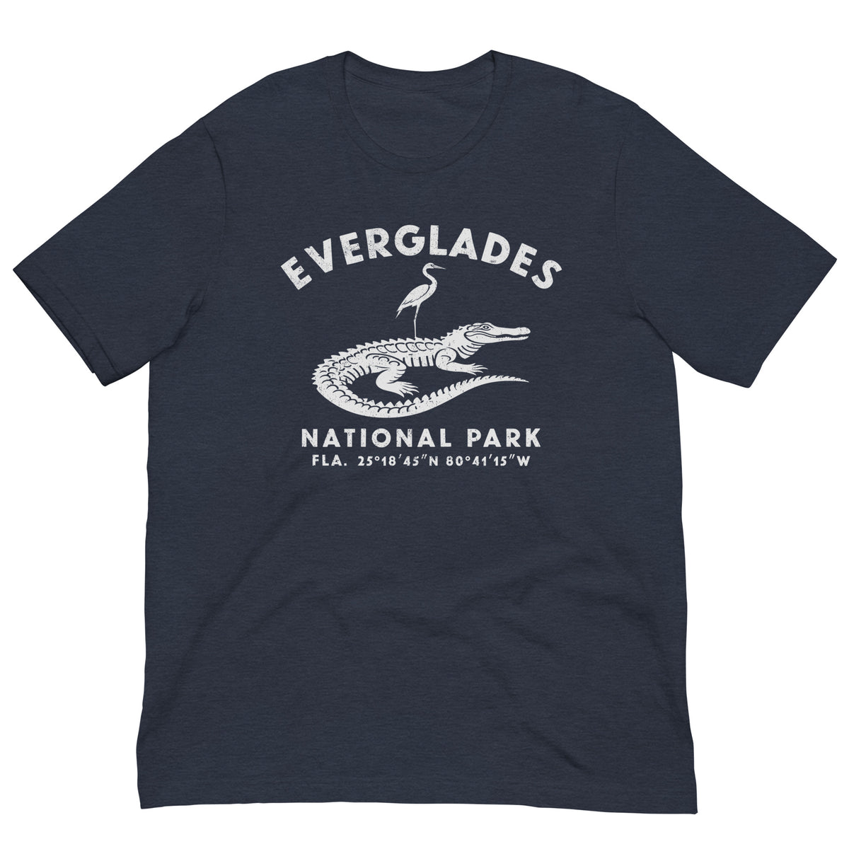 Everglades National Park Florida vintage graphic, printed on a SodaPop Cool t-shirt.