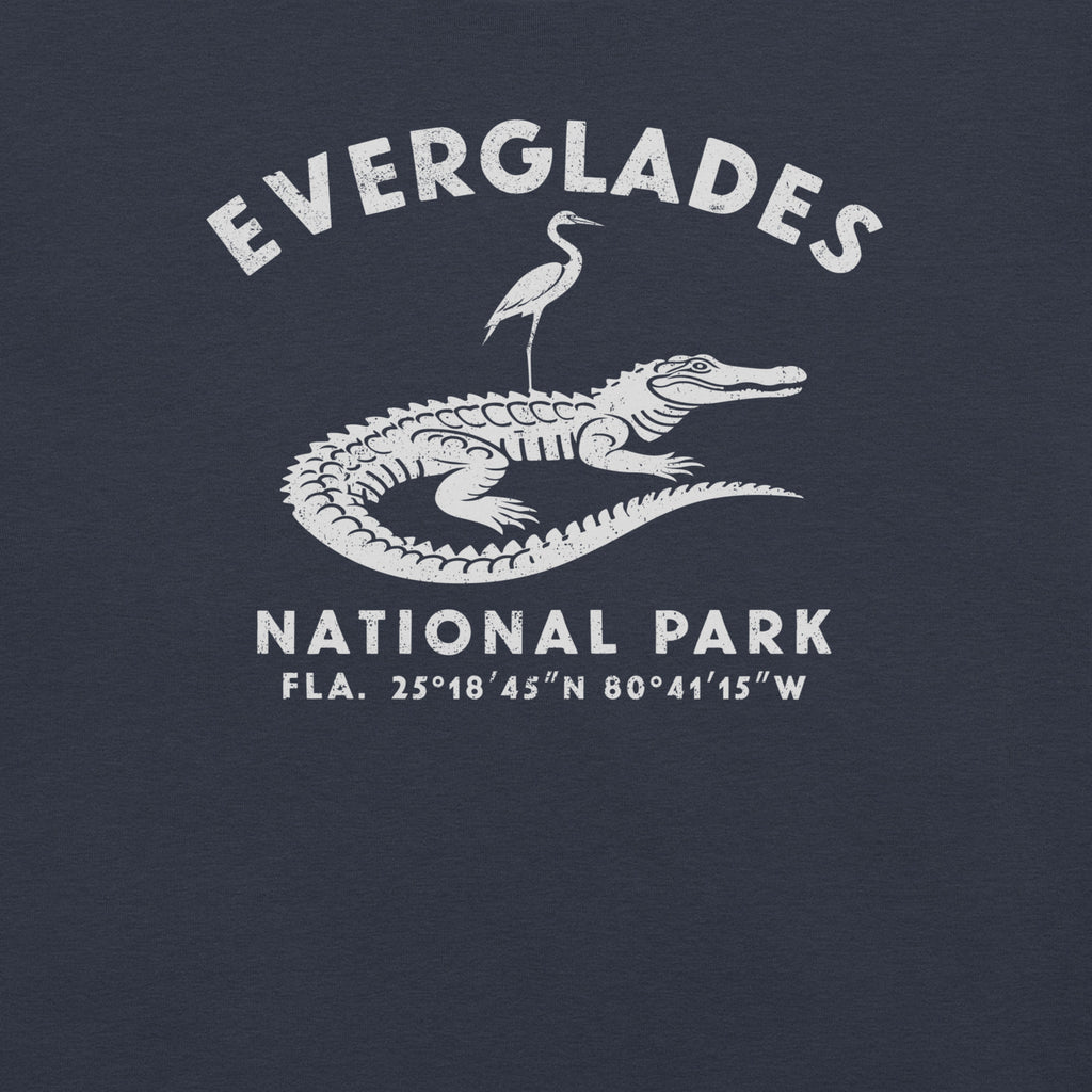 Everglades National Park Florida vintage graphic, printed on a SodaPop Cool t-shirt.