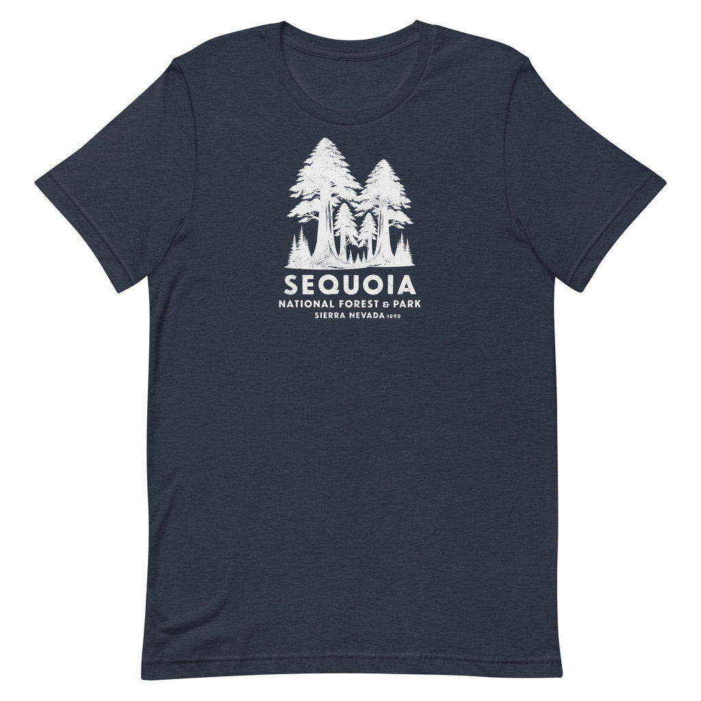 Sequoia Forest & Park California vintage graphic, printed on a SodaPop Cool t-shirt.