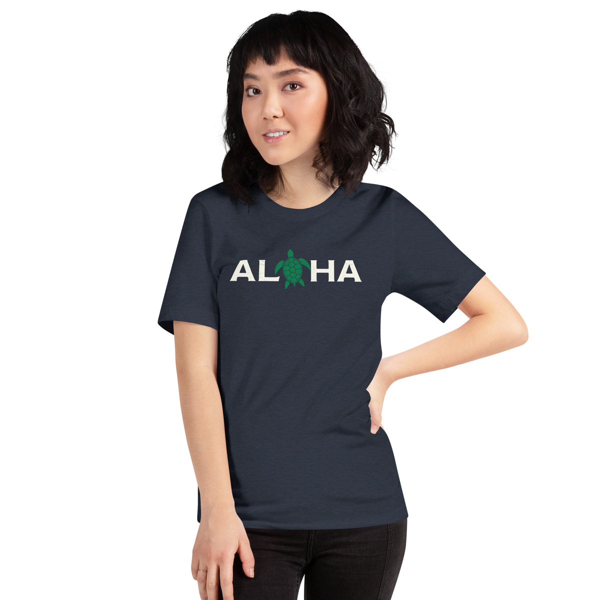 Aloha Hawaii Turtle vintage graphic, printed on a SodaPop Cool t-shirt.