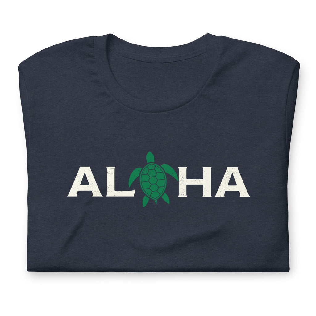 Aloha Hawaii Turtle vintage graphic, printed on a SodaPop Cool t-shirt.