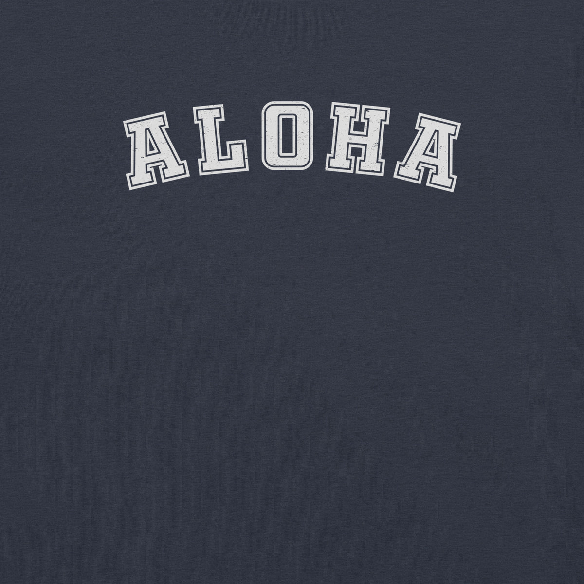 Aloha Hawaii Block vintage graphic, printed on a SodaPop Cool t-shirt.