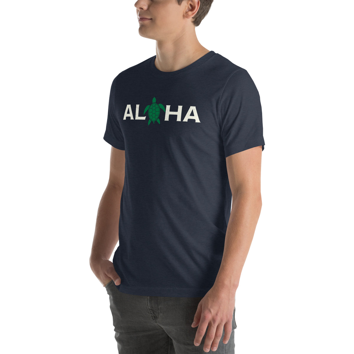 Aloha Hawaii Turtle vintage graphic, printed on a SodaPop Cool t-shirt.