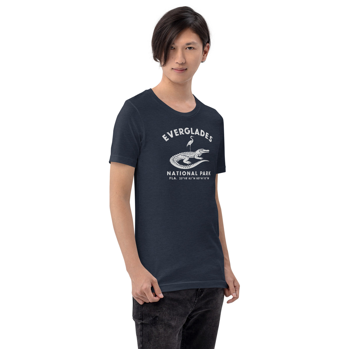 Everglades National Park Florida vintage graphic, printed on a SodaPop Cool t-shirt.