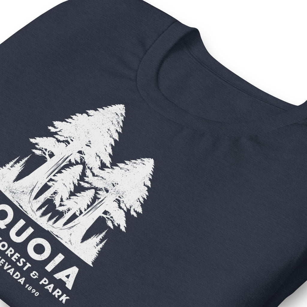 Sequoia Forest & Park California vintage graphic, printed on a SodaPop Cool t-shirt.