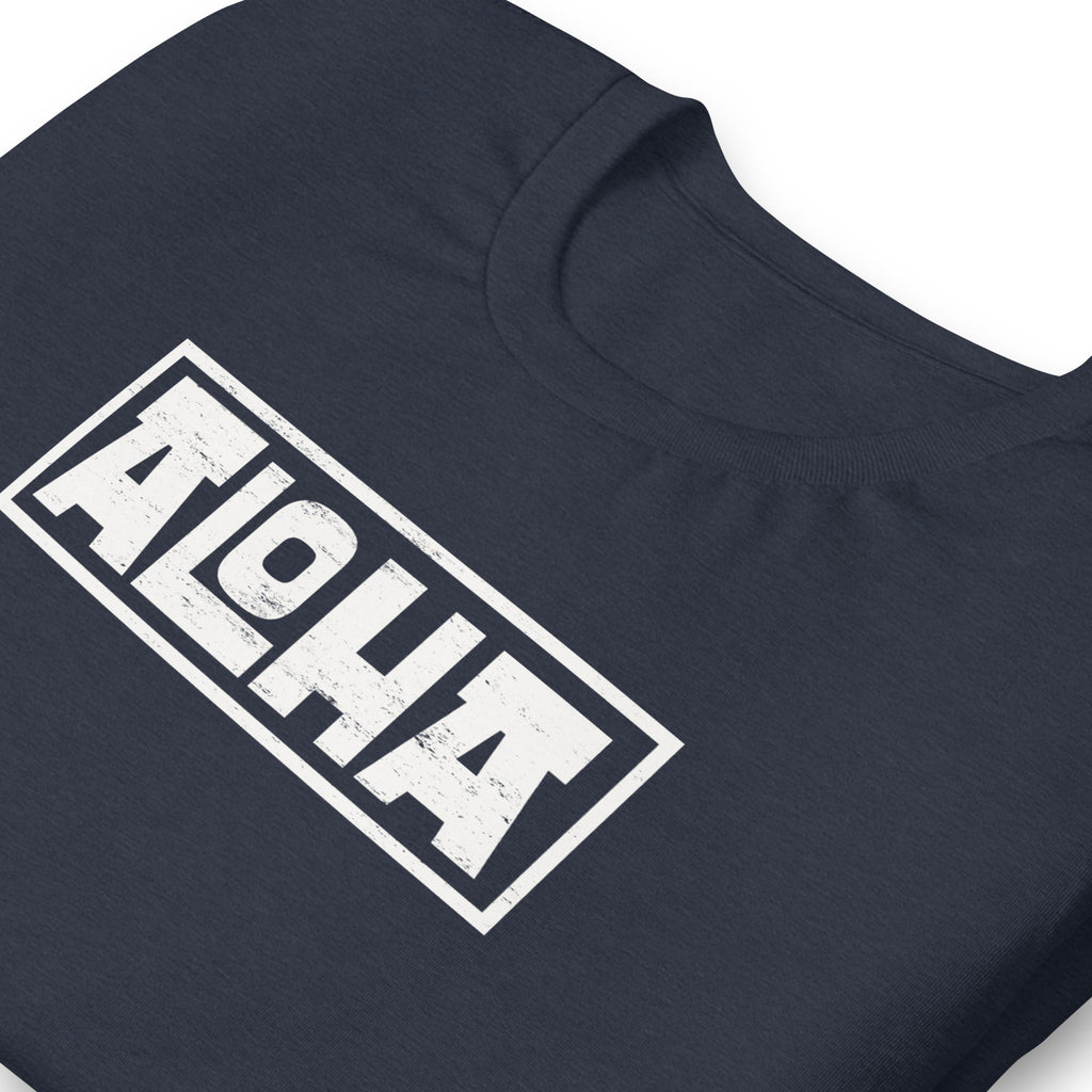 Aloha Hawaii Billboard vintage graphic, printed on a SodaPop Cool t-shirt.