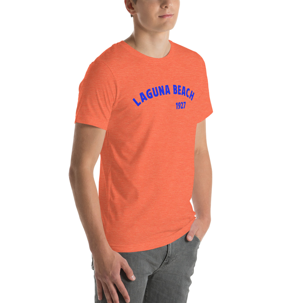 Laguna Beach 1927 California vintage graphic, printed on a SodaPop Cool t-shirt.