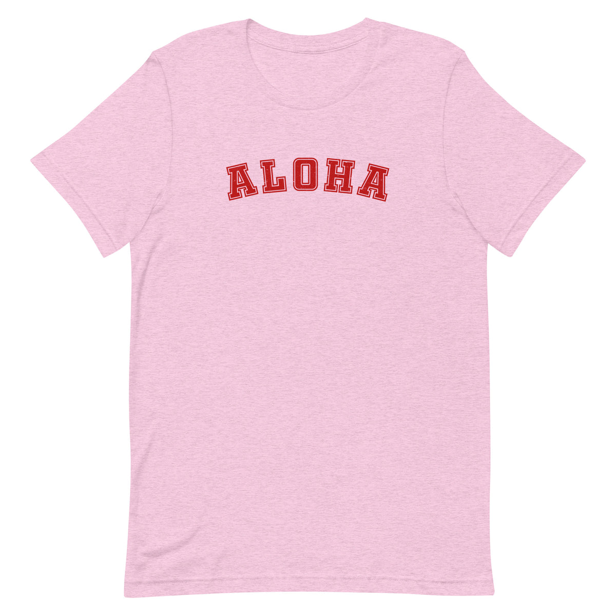 Aloha Hawaii Block vintage graphic, printed on a SodaPop Cool t-shirt.