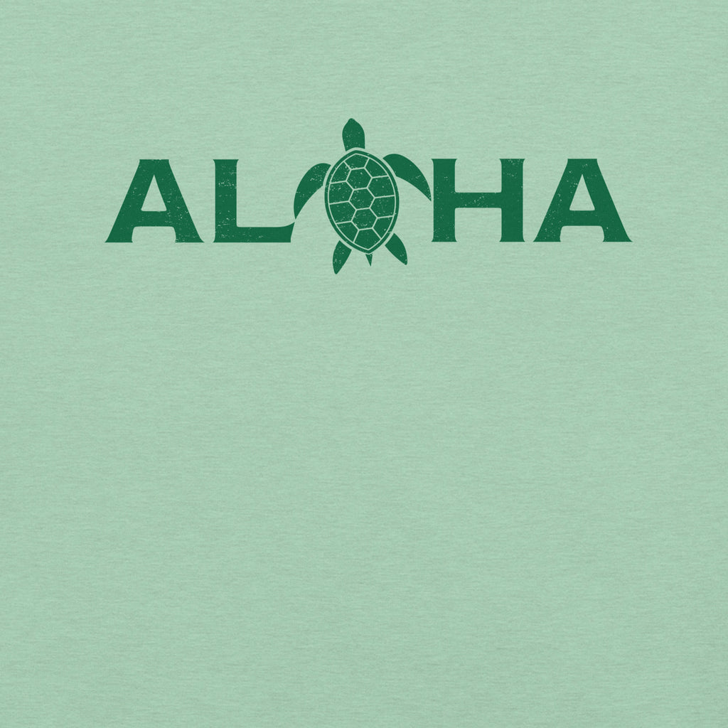 Aloha Hawaii Turtle vintage graphic, printed on a SodaPop Cool t-shirt.