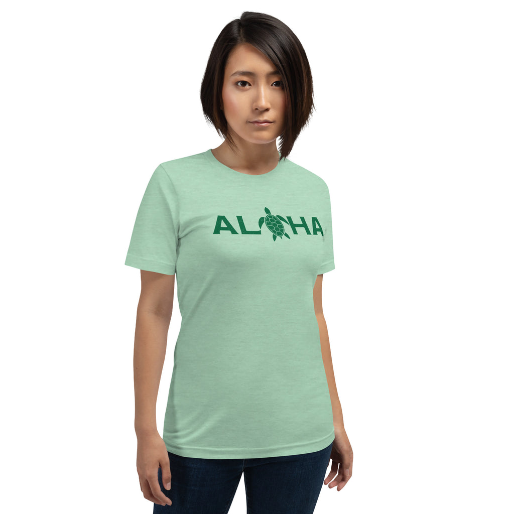 Aloha Hawaii Turtle vintage graphic, printed on a SodaPop Cool t-shirt.
