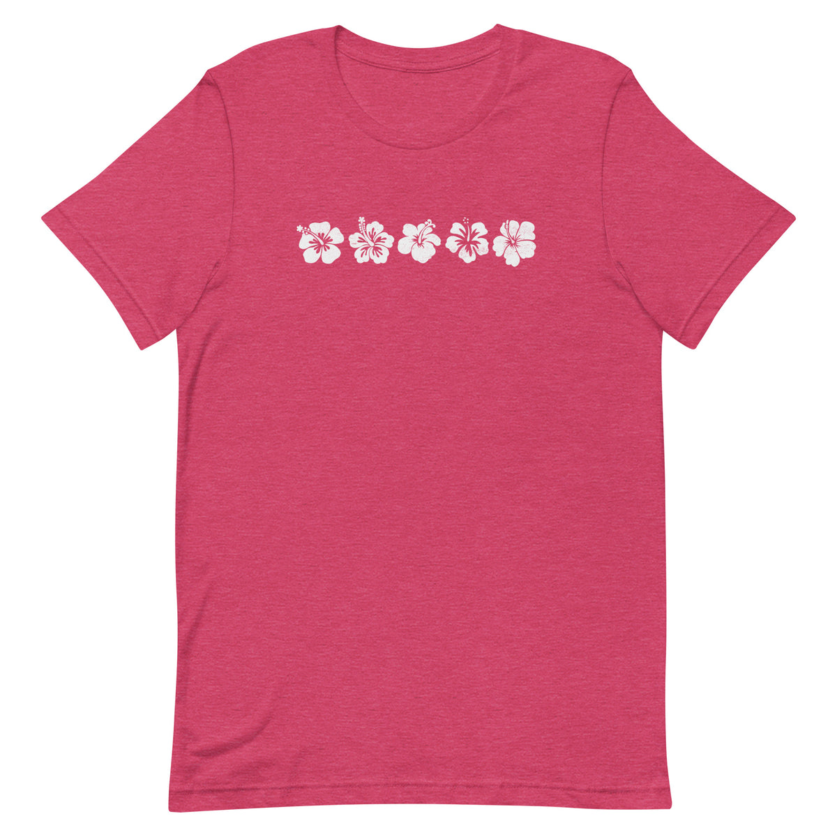 Aloha Hawaii Flowers vintage graphic, printed on a SodaPop Cool t-shirt.