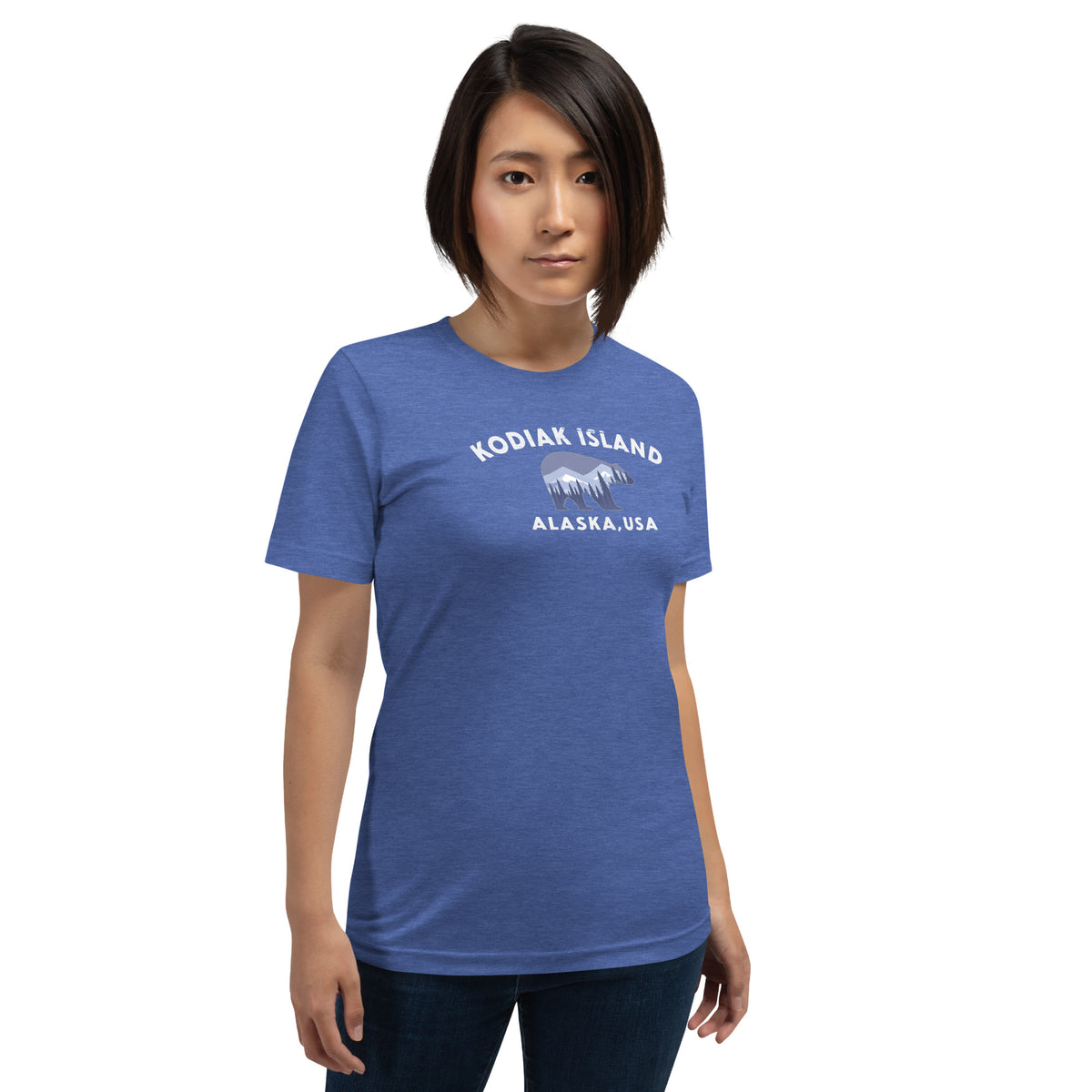 Kodiak Island Alaska Park Bear vintage graphic, printed on a SodaPop Cool t-shirt.