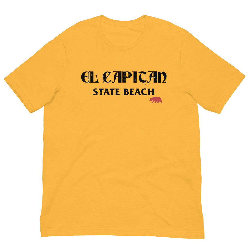 El Capitan State Beach California vintage graphic, printed on a SodaPop Cool t-shirt.