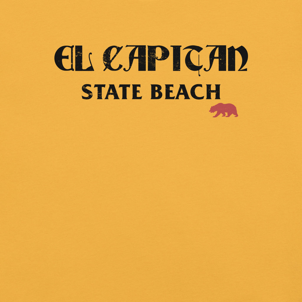 El Capitan State Beach California vintage graphic, printed on a SodaPop Cool t-shirt.