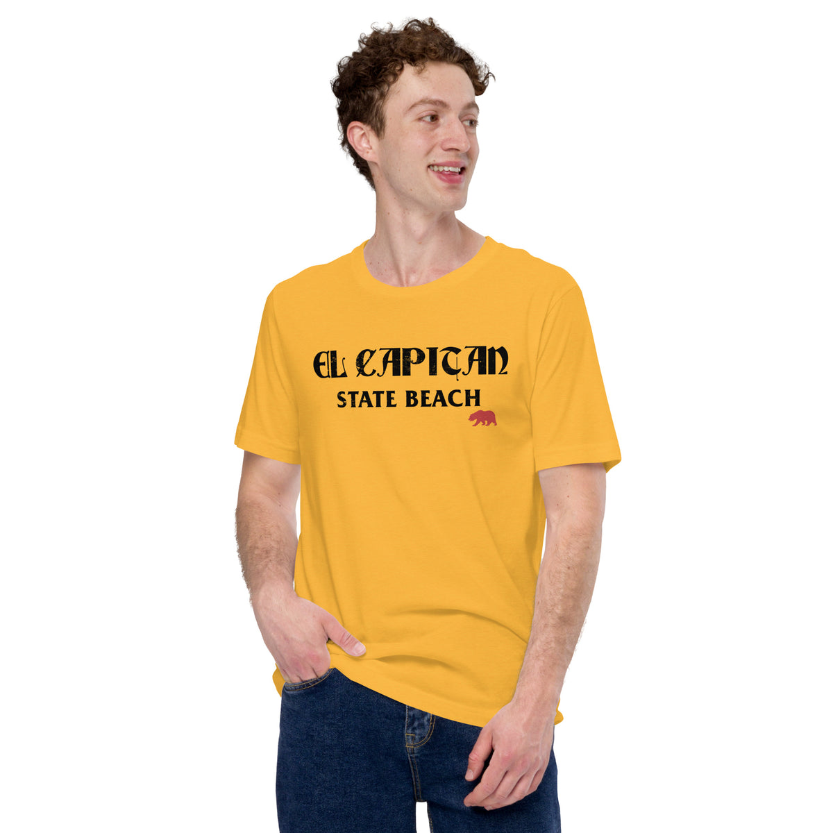 El Capitan State Beach California vintage graphic, printed on a SodaPop Cool t-shirt.
