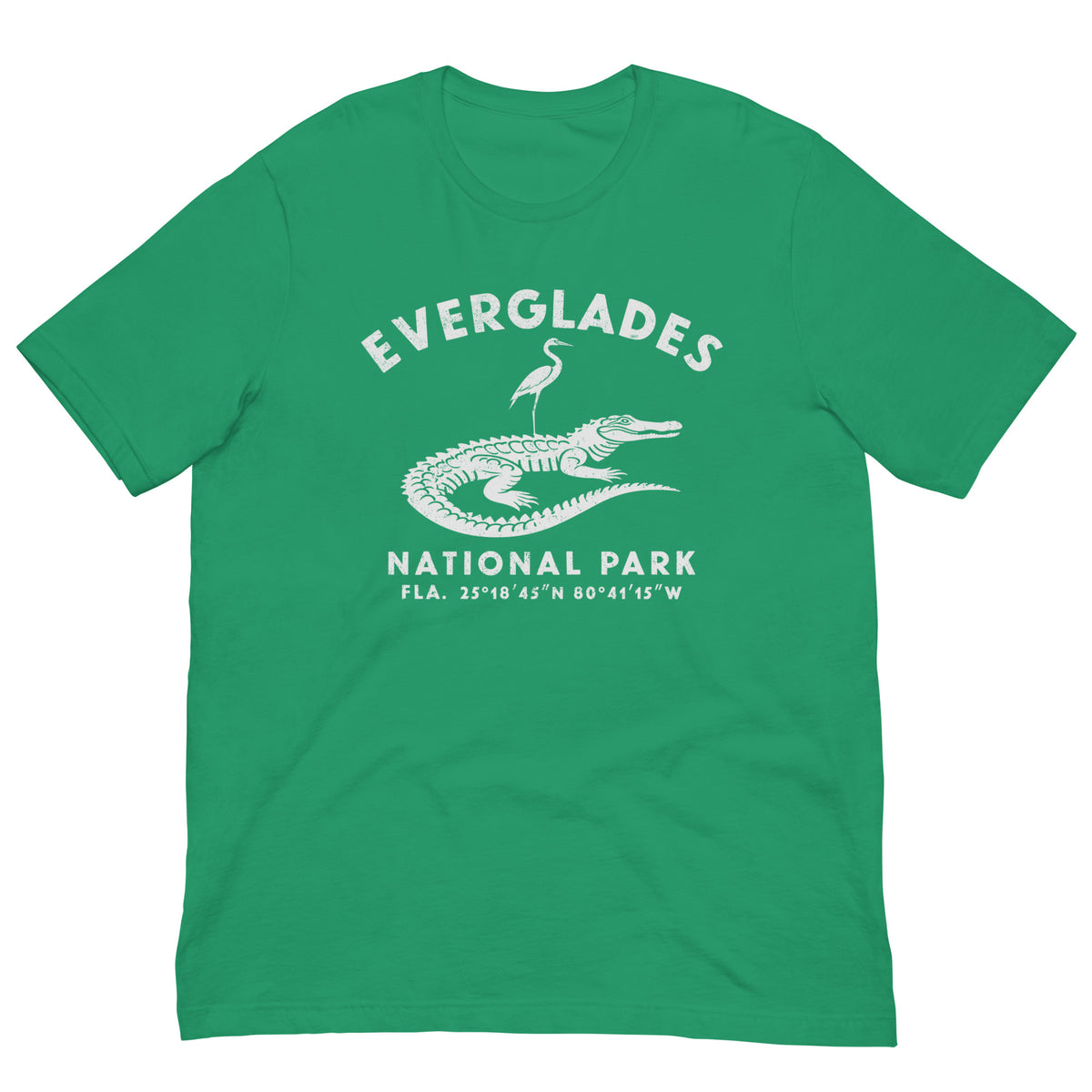 Everglades National Park Florida vintage graphic, printed on a SodaPop Cool t-shirt.