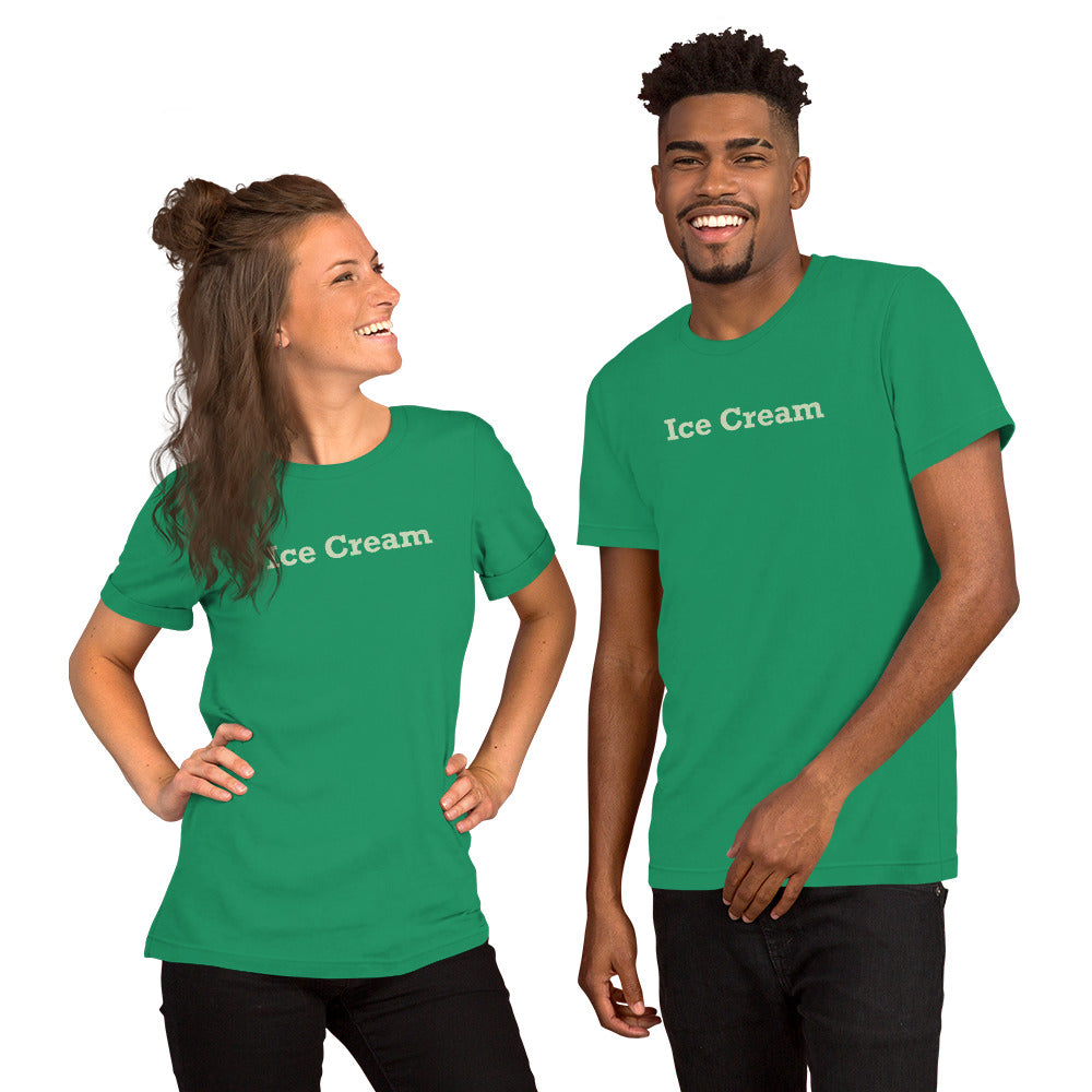 Ice Cream vintage graphic, printed on a SodaPop Cool t-shirt.