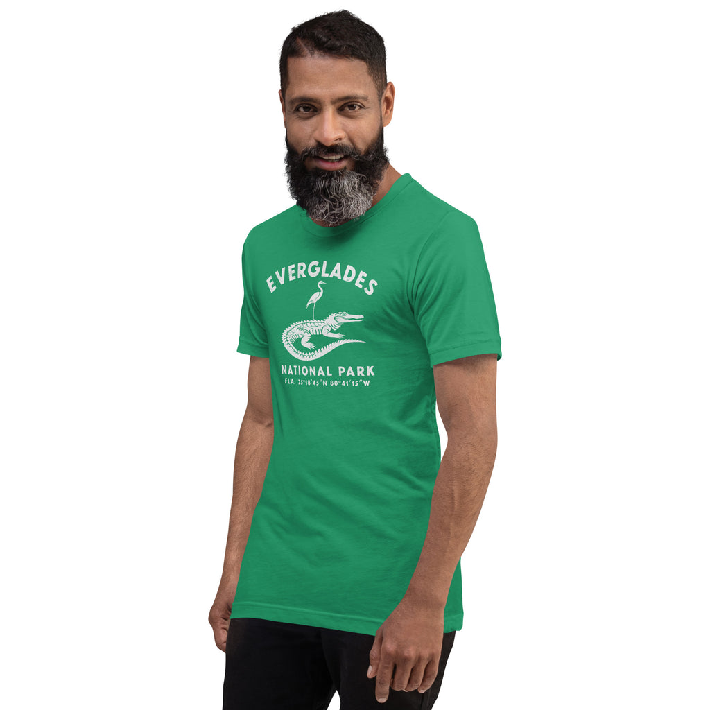 Everglades National Park Florida vintage graphic, printed on a SodaPop Cool t-shirt.