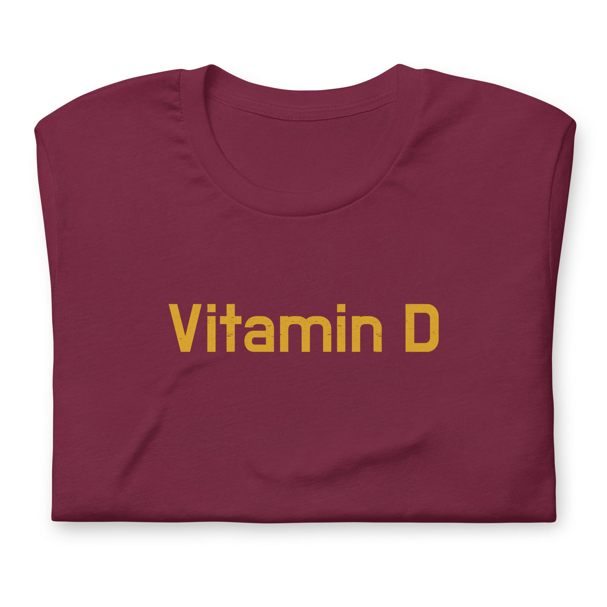 Vitamin D vintage graphic, printed on a SodaPop Cool t-shirt.