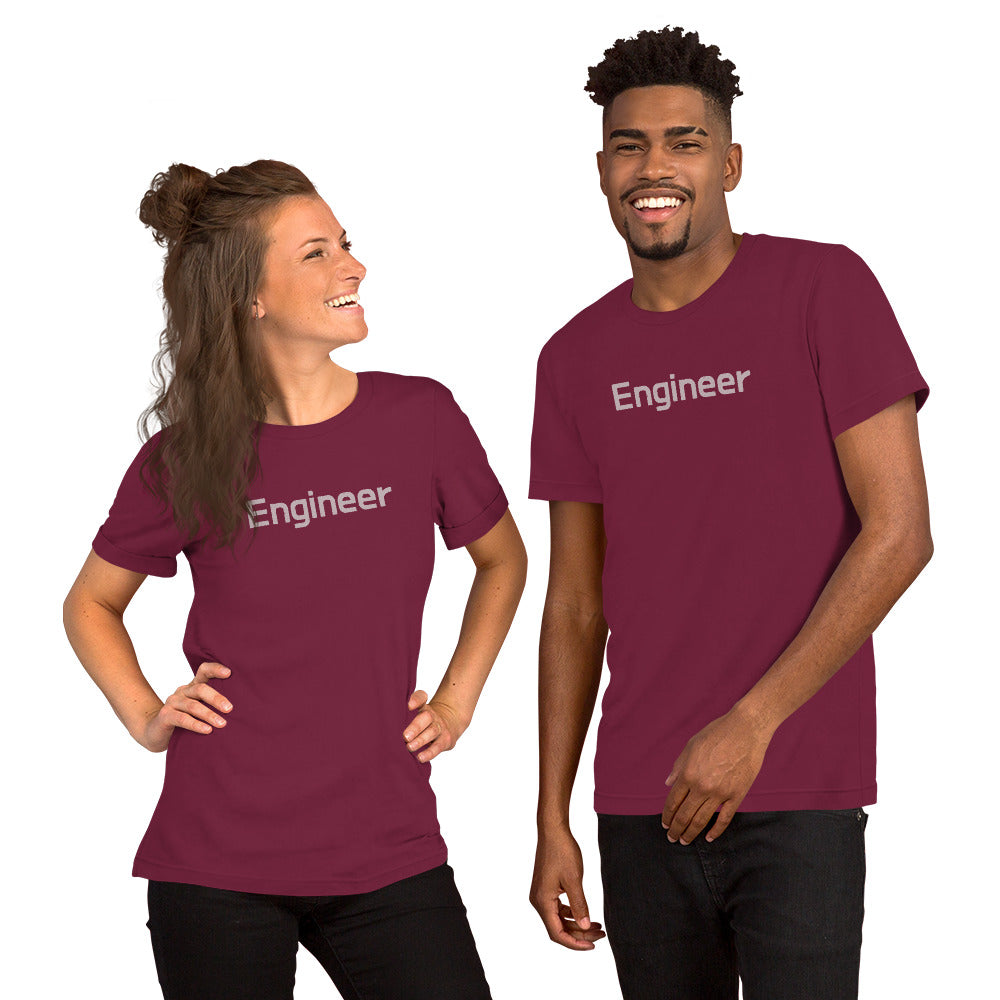 Engineer vintage graphic, printed on a SodaPop Cool t-shirt.