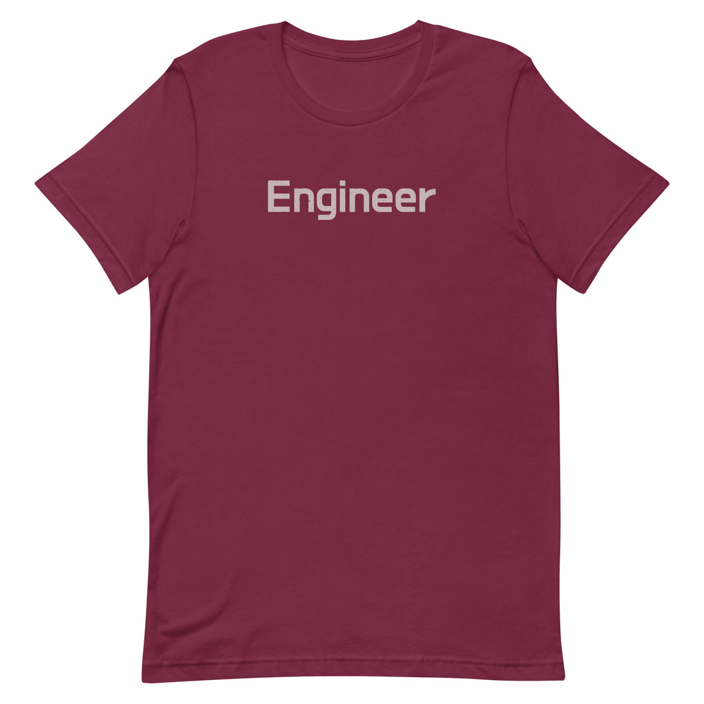 Engineer vintage graphic, printed on a SodaPop Cool t-shirt.