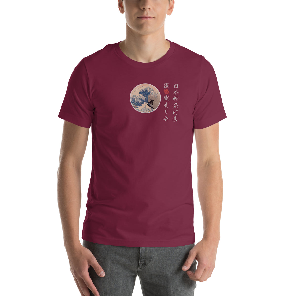 Lotus Surf Club Japan vintage graphic, printed on a SodaPop Cool t-shirt.