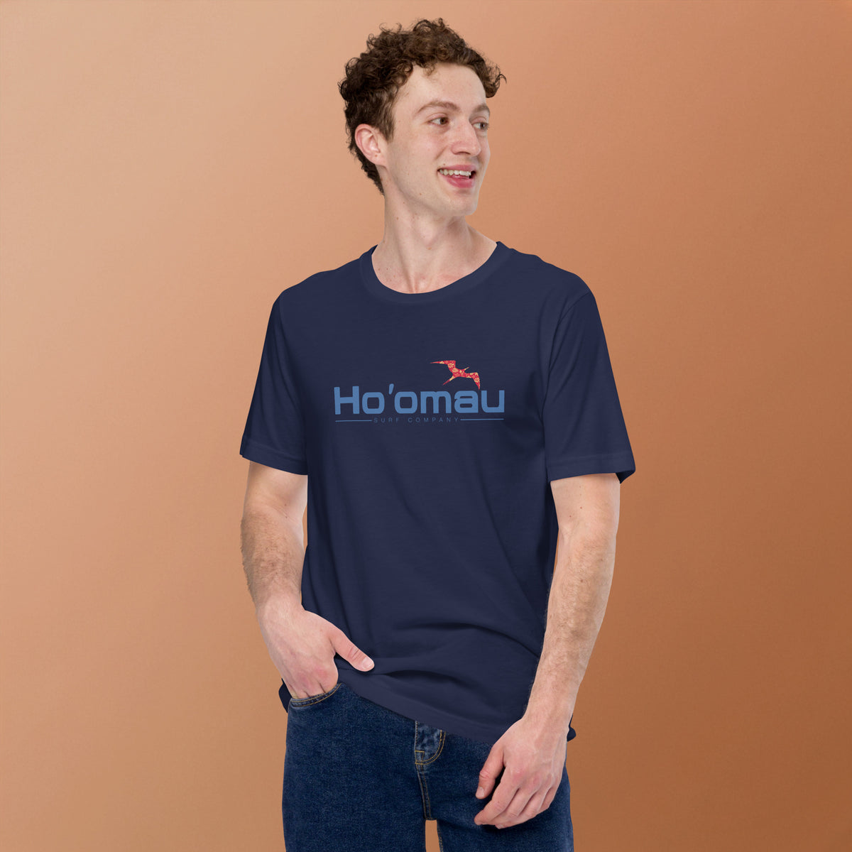 Ho'omau Surf Company Hawaii vintage graphic, printed on a SodaPop Cool t-shirt.